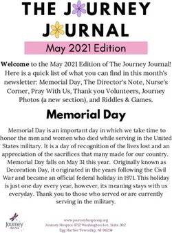 THE J URNEY J URNAL - Journey Hospice