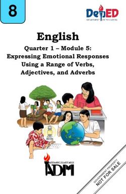 8 English Quarter 1 - Module 5: Expressing Emotional Responses Using a Range of Verbs, Adjectives, and Adverbs - ZNNHS