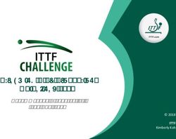 Streaming & TV Production Guidelines 2019 - Recommended Standards for ITTF Challenge - International Table ...