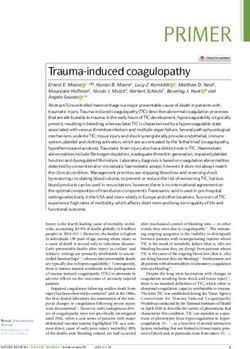 Trauma-induced coagulopathy - Nature