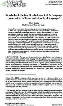 Words should be fun: Scrabble as a tool for language preservation in Tuvan and other local languages1