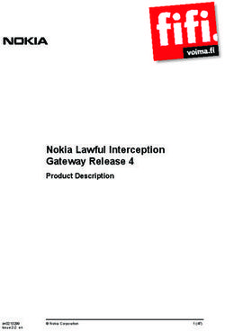Nokia Lawful Interception Gateway Release 4 - Product Description