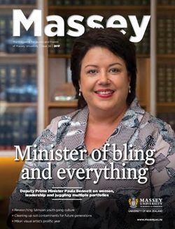 Minister of bling and everything - Massey University