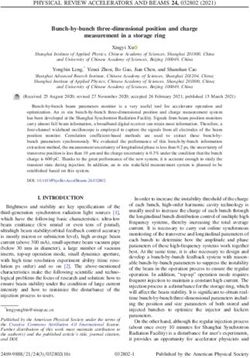 PHYSICAL REVIEW ACCELERATORS AND BEAMS 24, 032802 (2021)