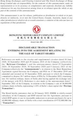 DONGFENG MOTOR GROUP COMPANY LIMITED