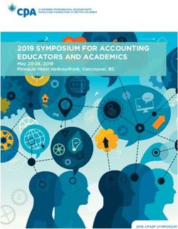 2019 SYMPOSIUM FOR ACCOUNTING EDUCATORS AND ACADEMICS - May 23-24, 2019 Pinnacle Hotel Harbourfront, Vancouver, BC - CPA BC