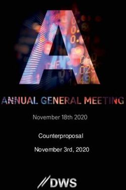 November 3rd, 2020 Counterproposal - DWS.com