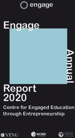 Engage - Report 2020 - engage - Centre for Engaged Education through Entrepreneurship