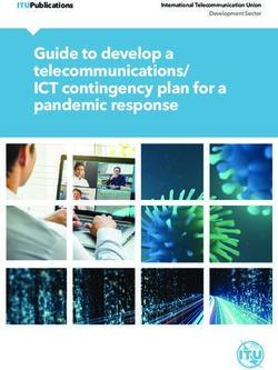 Guide to develop a telecommunications/ ICT contingency plan for a pandemic response - ITUPublications