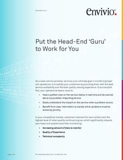 Put the Head-End 'Guru' to Work for You