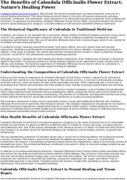 The Benefits of Calendula Officinalis Flower Extract: Nature's Healing Power