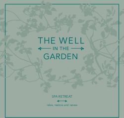 SPA RETREAT relax, restore and renew - Cliff at Lyons