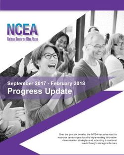 Progress Update September 2017 - February 2018 - Over the past six months, the NCEA has advanced its resource center operations by implementing ...