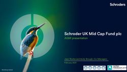 Schroder UK Mid Cap Fund plc - AGM presentation Jean Roche and Andy Brough, Co-Managers