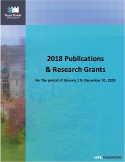2018 Publications & Research Grants - Royal Roads University