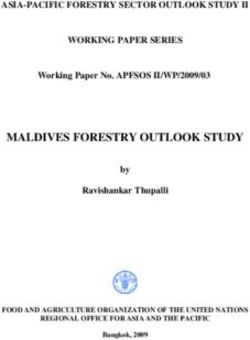 MALDIVES FORESTRY OUTLOOK STUDY - Food and Agriculture ...