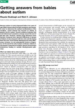 Getting answers from babies about autism