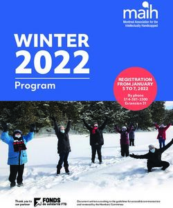 2022 WINTER Program - Association de Montréal pour la déficience ...