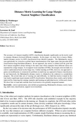 Distance Metric Learning for Large Margin Nearest Neighbor Classification