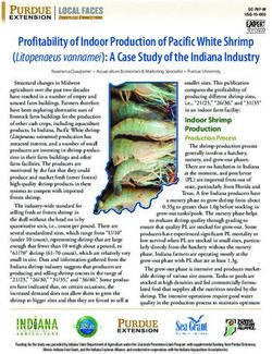 Profitability of Indoor Production of Pacific White Shrimp (Litopenaeus vannamei): A Case Study of the Indiana Industry