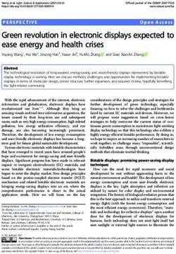Green revolution in electronic displays expected to ease energy and health crises - Nature