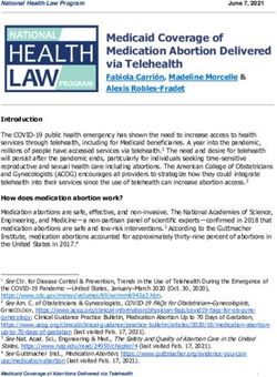 Medicaid Coverage of Medication Abortion Delivered via Telehealth