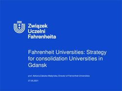 Fahrenheit Universities: Strategy for consolidation Universities in Gdansk - Elsevier