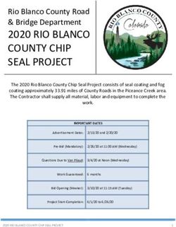 2020 RIO BLANCO COUNTY CHIP SEAL PROJECT