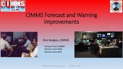 CIMMS Forecast and Warning Improvements - Don Burgess, CIMMS Partners from CIMMS Partners from NSSL Partners from ROC