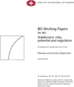 BIS Working Papers Stablecoins: risks, potential and regulation - Bank for International Settlements