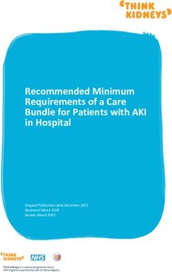 Recommended Minimum Requirements of a Care Bundle for Patients with AKI in Hospital - Think ...