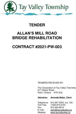 TENDER ALLAN'S MILL ROAD BRIDGE REHABILITATION CONTRACT #2021-PW-003 - Tay Valley ...