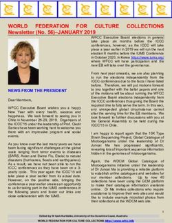 WORLD FEDERATION FOR CULTURE COLLECTIONS