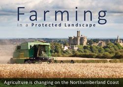 In a Protected Landscape - Agriculture is changing on the Northumberland Coast - Northumberland Coast ...