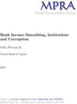 BANK INCOME SMOOTHING, INSTITUTIONS AND CORRUPTION - MUNICH PERSONAL REPEC ARCHIVE - MUNICH ...
