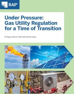 UNDER PRESSURE: GAS UTILITY REGULATION FOR A TIME OF TRANSITION - BY MEGAN ANDERSON, MARK LEBEL AND MAX DUPUY