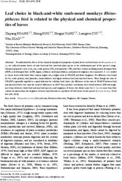 Leaf choice in black-and-white snub-nosed monkeys Rhino-pithecus bieti is related to the physical and chemical properties of leaves