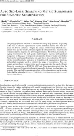 AUTO SEG-LOSS: SEARCHING METRIC SURROGATES FOR SEMANTIC SEGMENTATION