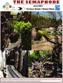 June 2021 - A few Pictures of the G Scale Railway Garden at the Fernwood Botanical Gardens situated on the St. Joseph River in Niles, Michigan ...
