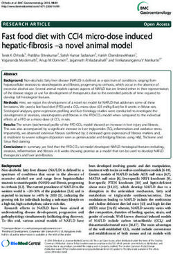 Fast food diet with CCl4 micro-dose induced hepatic-fibrosis -a novel animal model