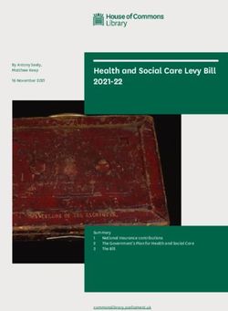 Health and Social Care Levy Bill 2021-22 - By Antony Seely, Matthew Keep 16 November 2021 - UK Parliament