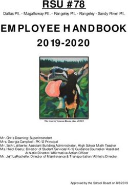 EMPLOYEE HANDBOOK RSU #78 - Rangeley Lakes ...