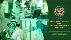 OPCO ALLSTON, LLC DBA DR. GREENTHUMB'S ALLSTON - 144 HARVARD AVENUE, ALLSTON PRESENTATION TO