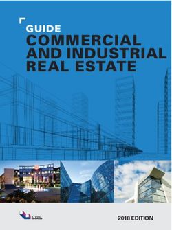 COMMERCIAL AND INDUSTRIAL REAL ESTATE - GUIDE - 2018 EDITION - Lavaleconomique