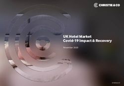 UK Hotel Market Covid-19 Impact & Recovery - November 2020 - Christie & Co