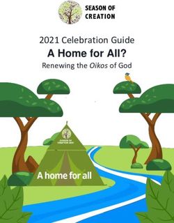 A Home for All? 2021 Celebration Guide - Renewing the Oikos of God