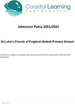 Admission Policy 2021/2022 - St Luke's Church of England (Aided) Primary School - Bournemouth Borough ...