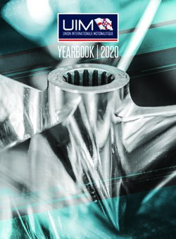 YEARBOOK | 2020 - Union internationale motonautique