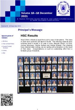 Principal's Message - Castle Hill High School