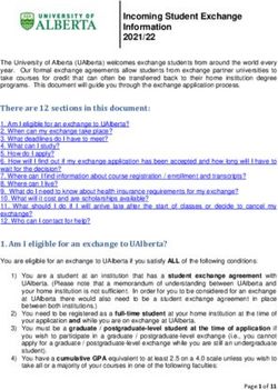 Incoming Student Exchange Information 2021/22 - RWTH ...